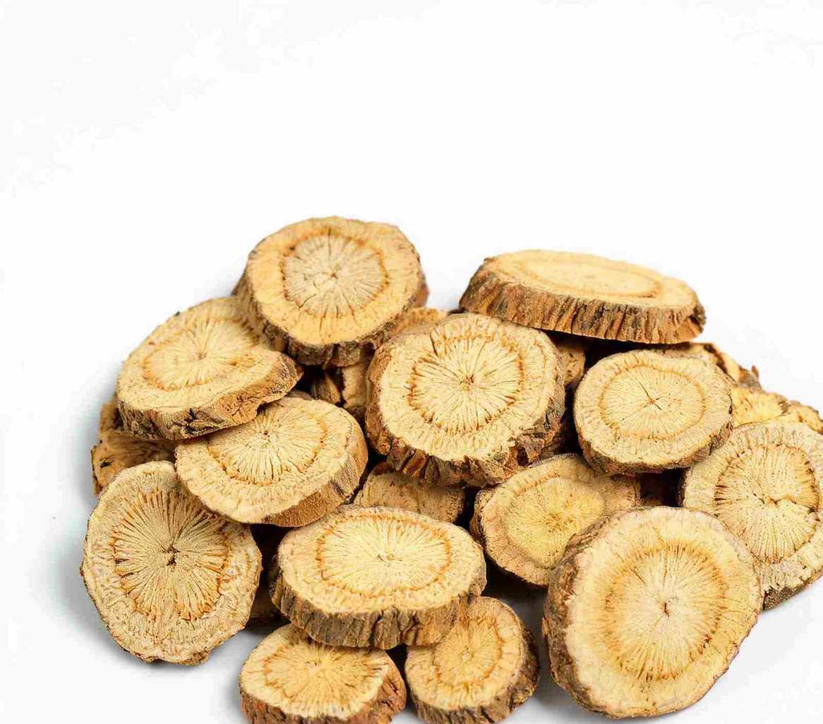 烘干防风药材切片